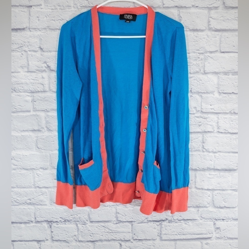 PRABAL Gurung color block cardigan